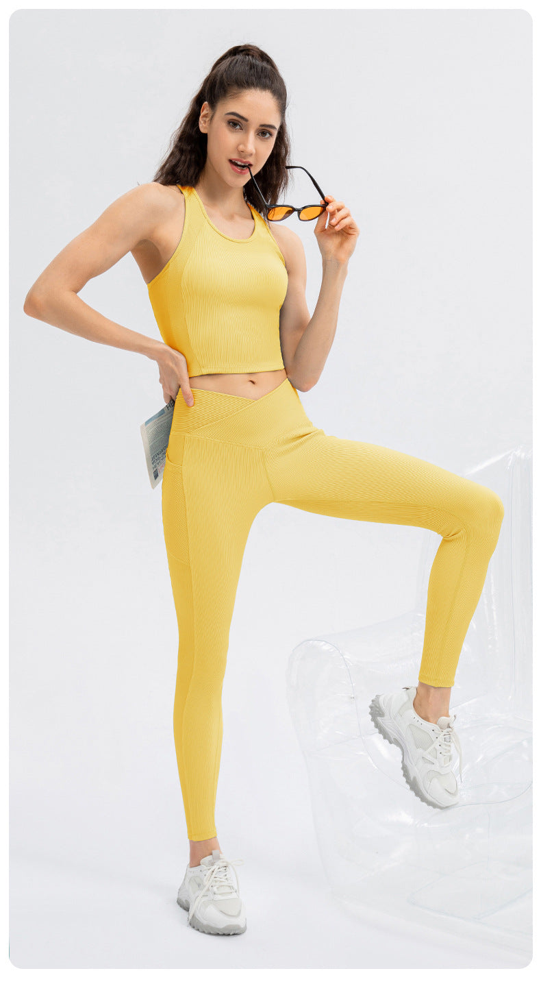 Athena Leggings - Yellow