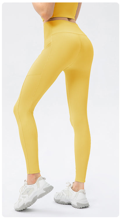 Athena Leggings - Yellow