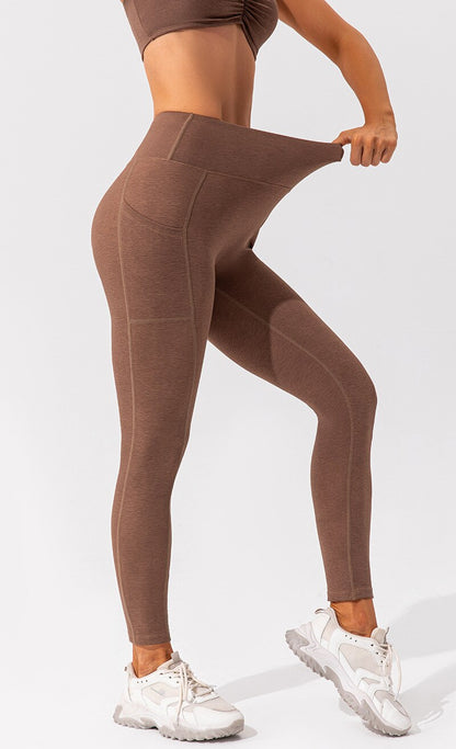 Streamline Pro Leggings - Brown