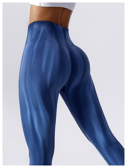 FlameFury Leggings - Deep Blue