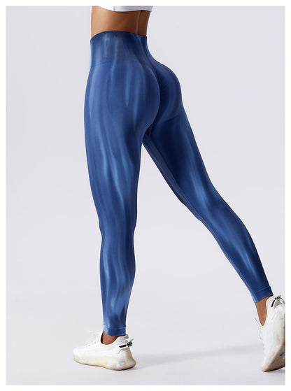 FlameFury Leggings - Deep Blue