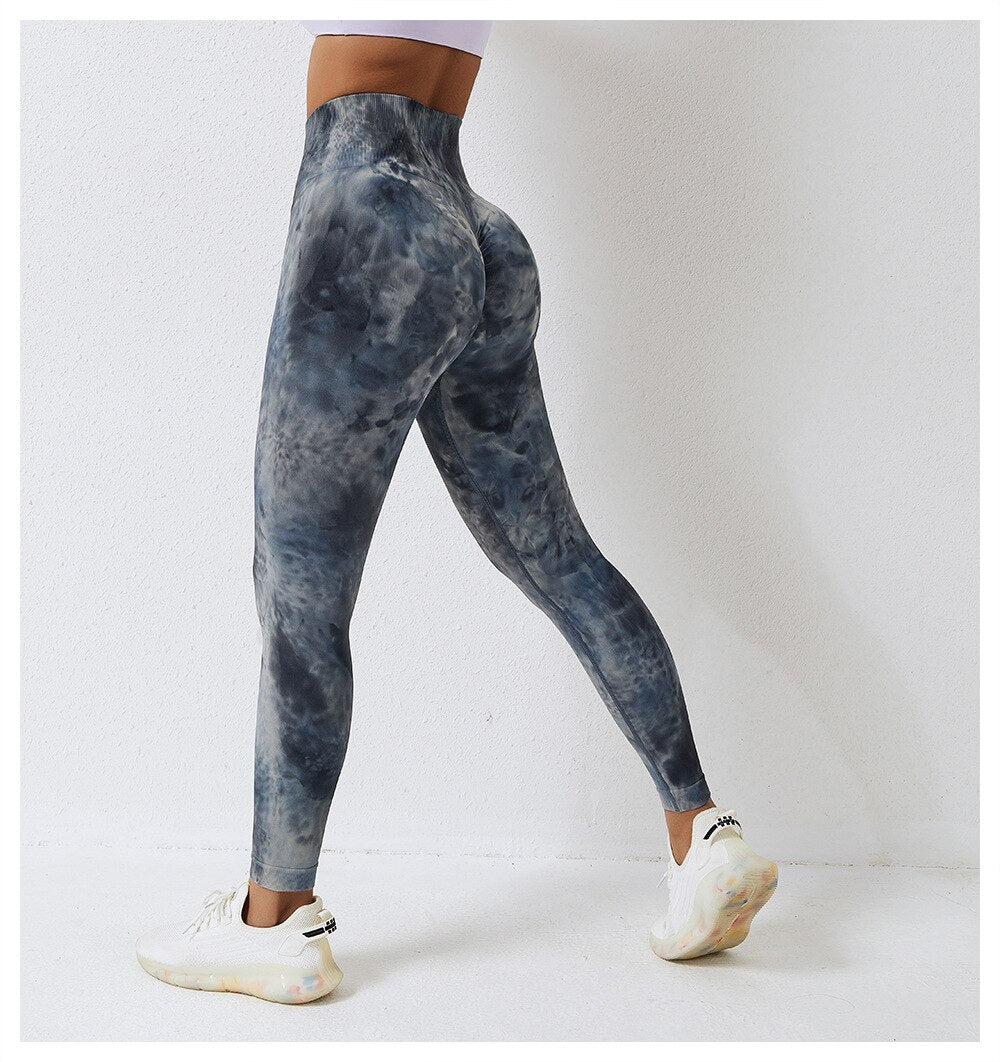 Dynamic Duo Leggings - Blue Grey