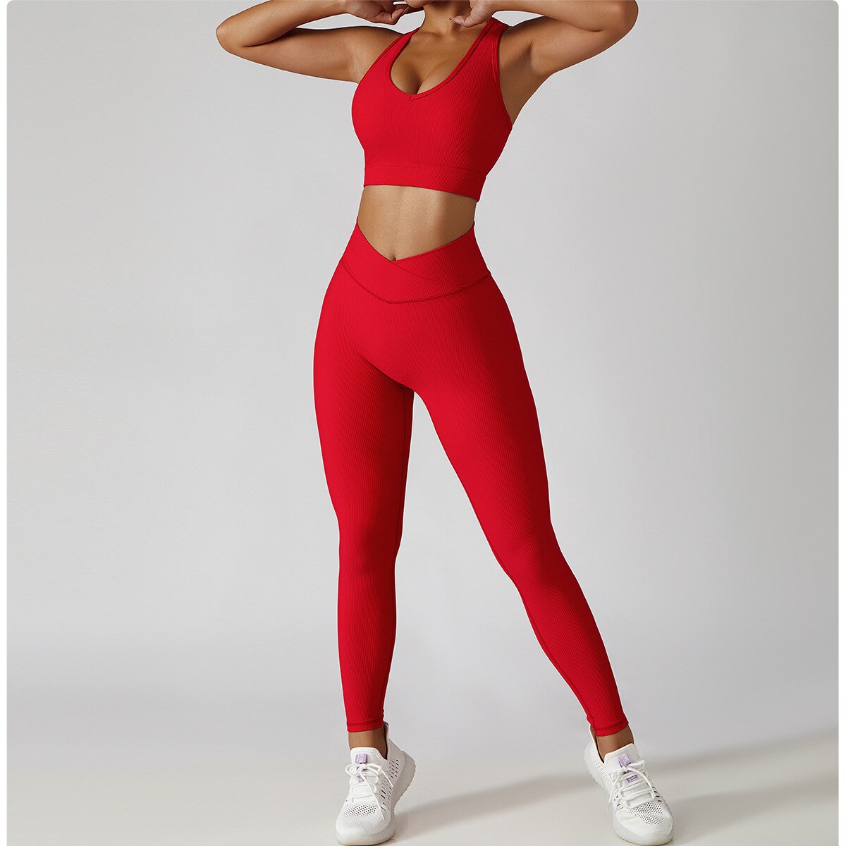 MotionFlex Leggings - Red