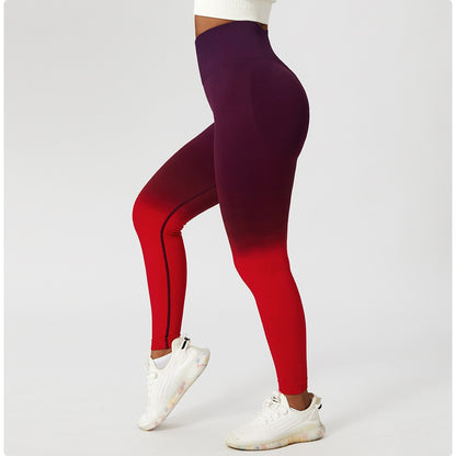 RadiantFlow Leggings - Wine