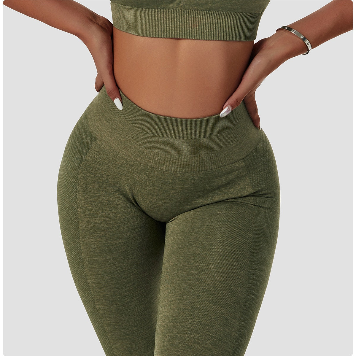 Power Rush Leggings - Green