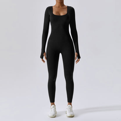 FlowFlex Yoga Suit - Black