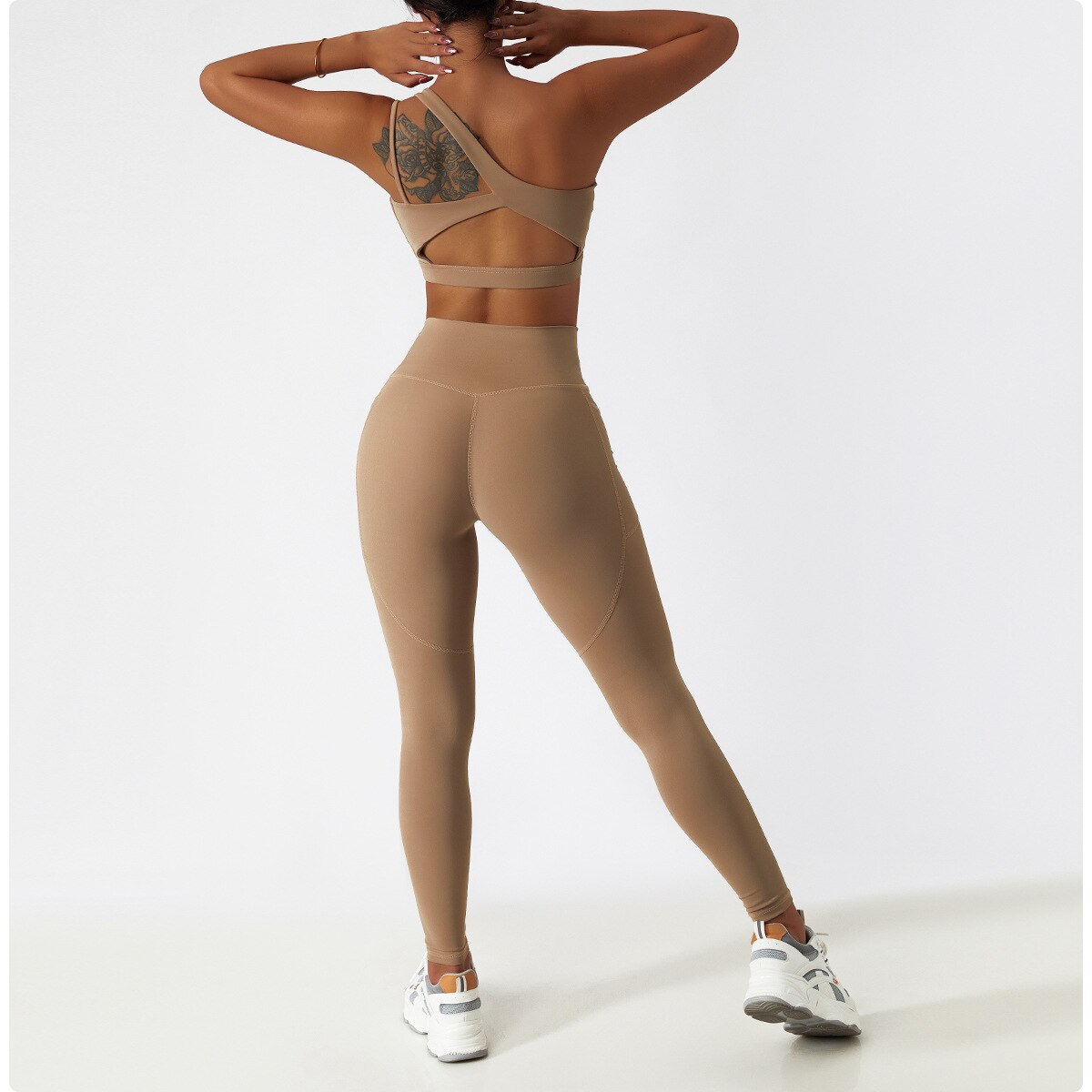 AvaFit Leggings - Brown