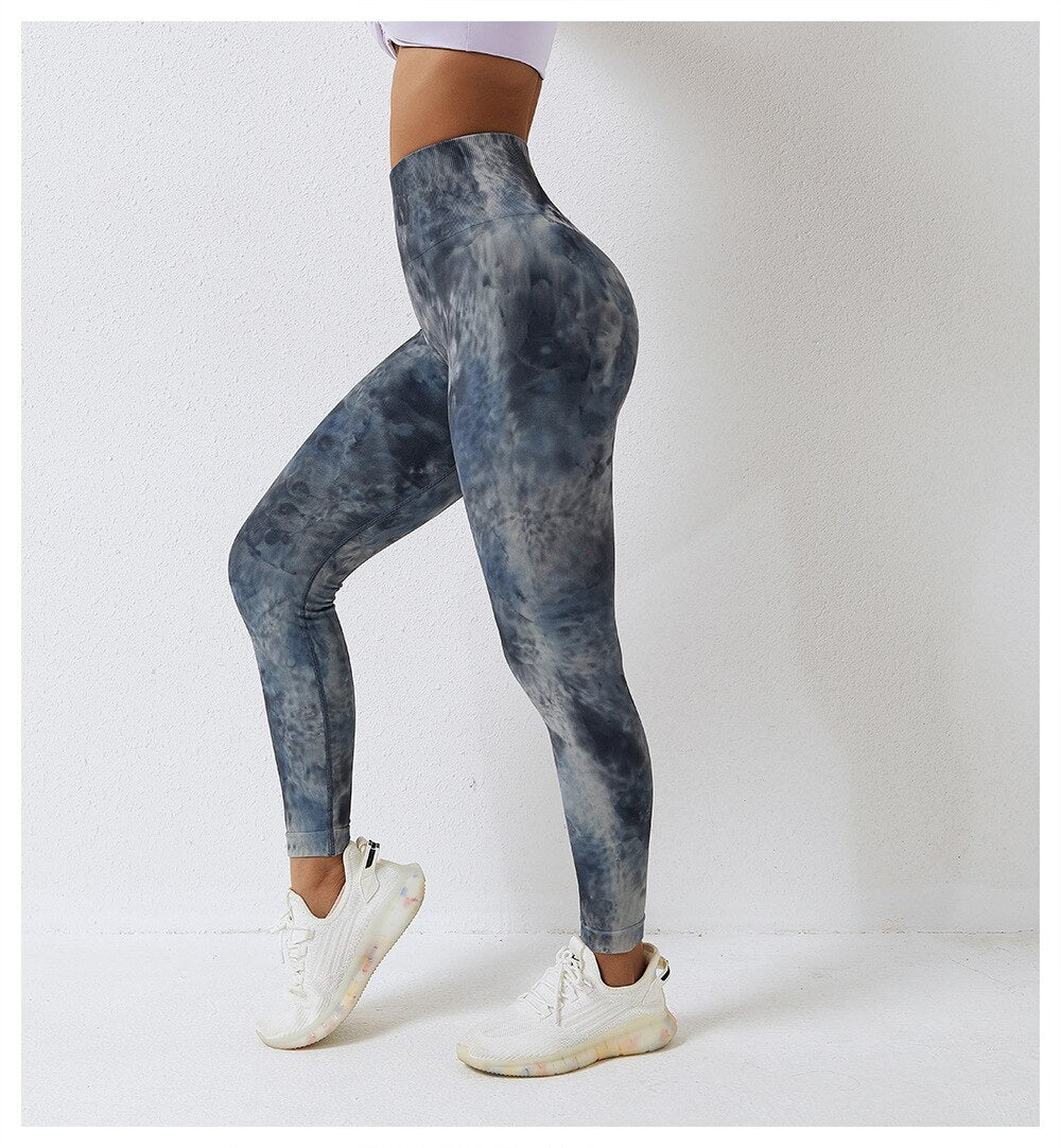 Dynamic Duo Leggings - Blue Grey