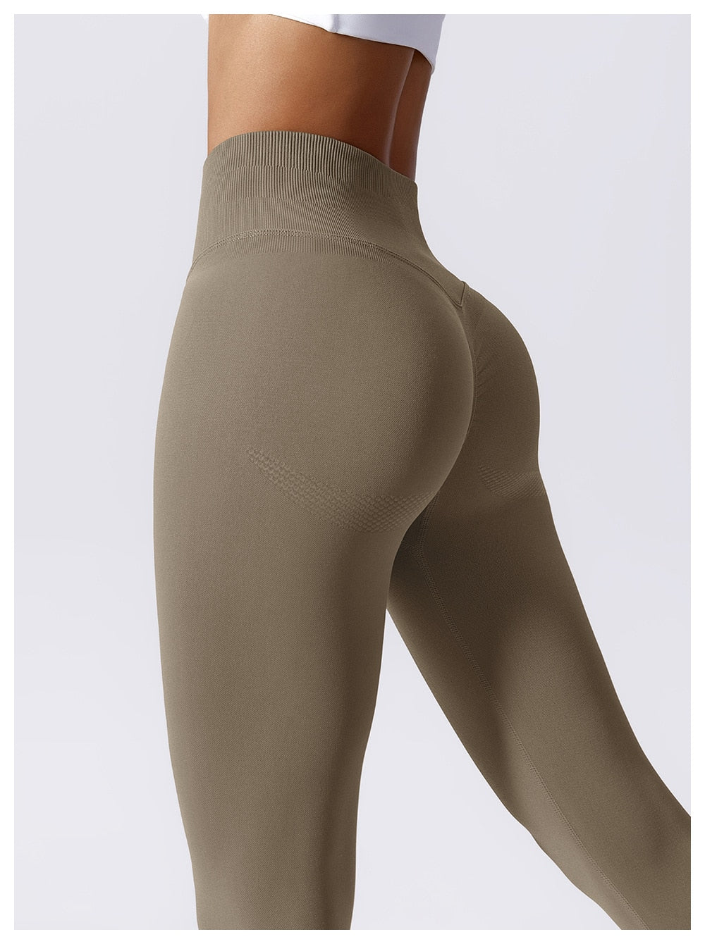 Elysian Flex Leggings - Camel Grey