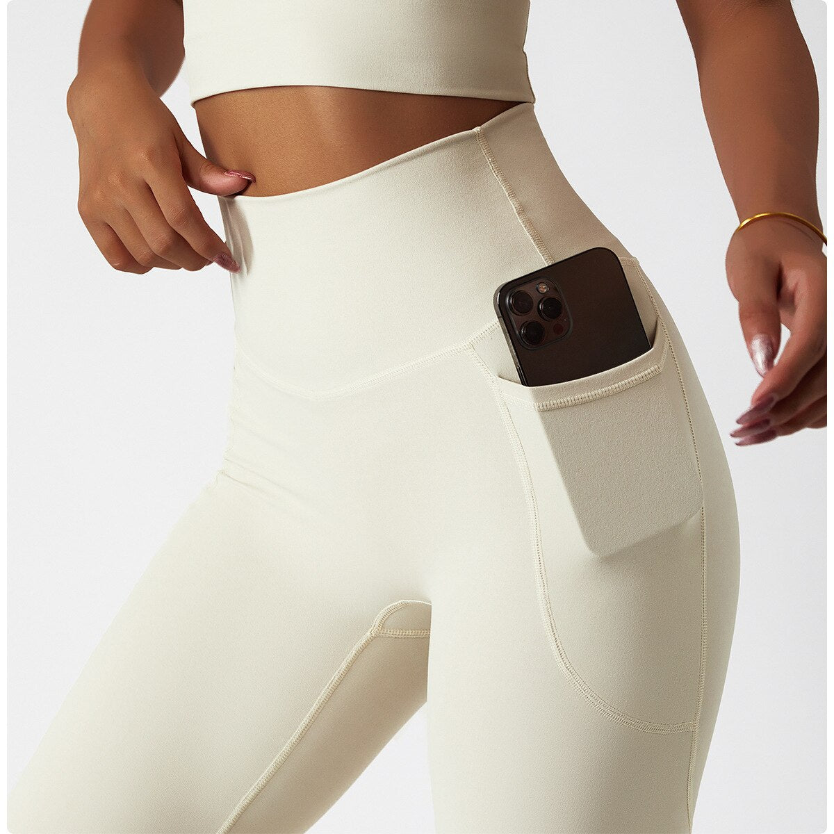 AvaFit Leggings - Ivory