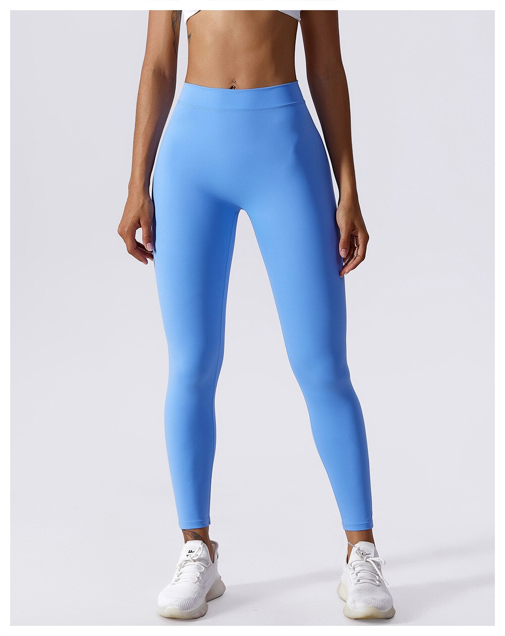 Bold Revolution Leggings - Hydrangea Blue