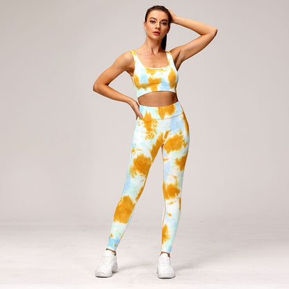 Vibrant Motion Tie Dye Set - Yellow