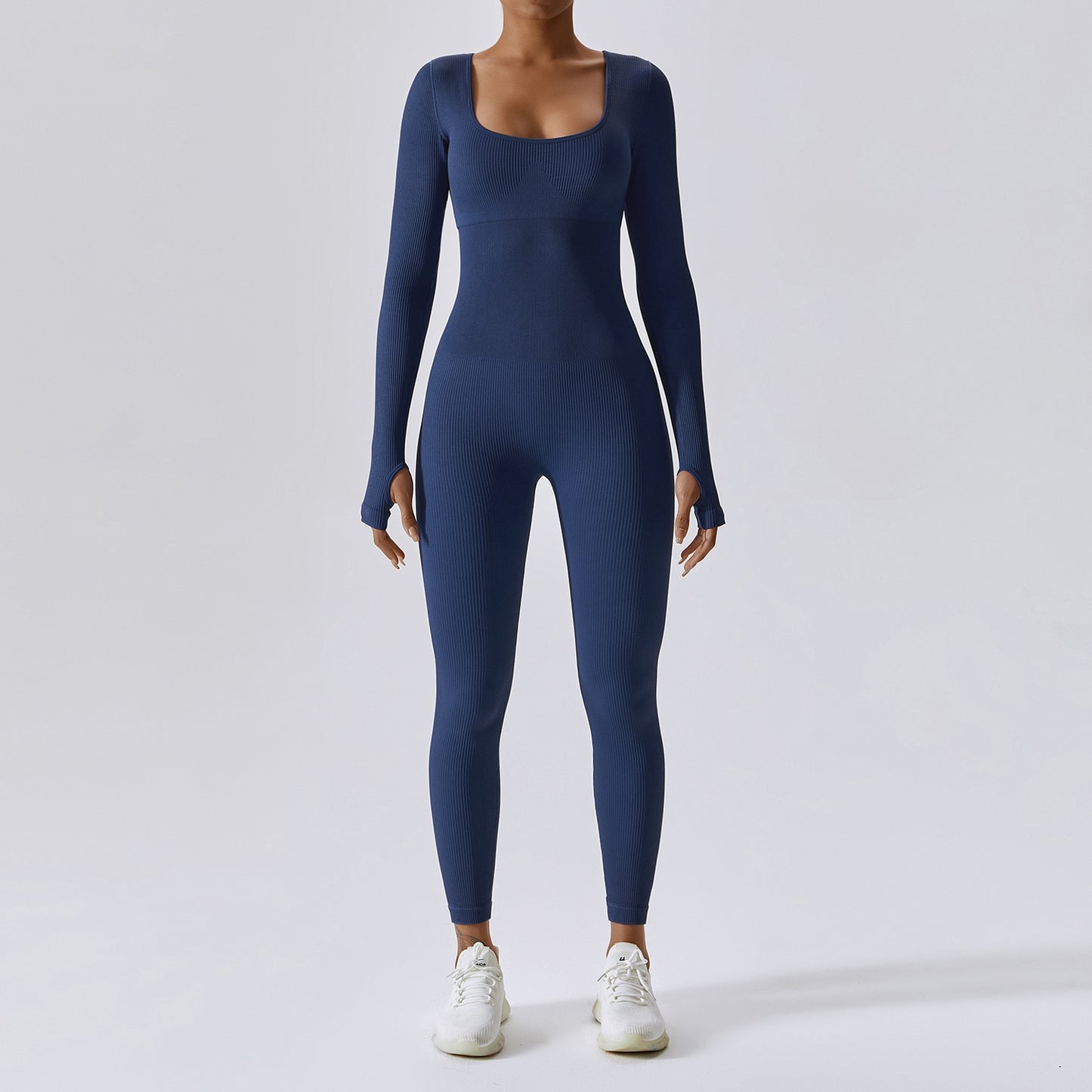 FlowFlex Yoga Suit - Navy Blue