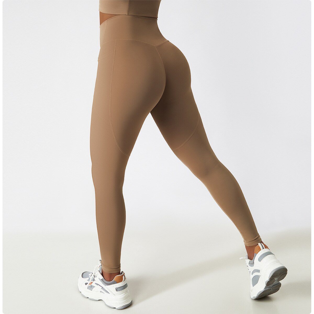 AvaFit Leggings - Brown