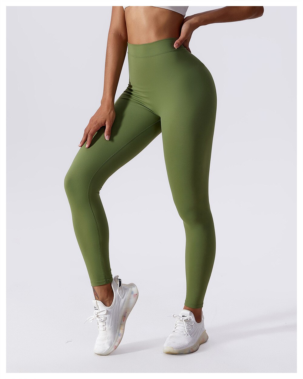 Bold Revolution Leggings - Military Green