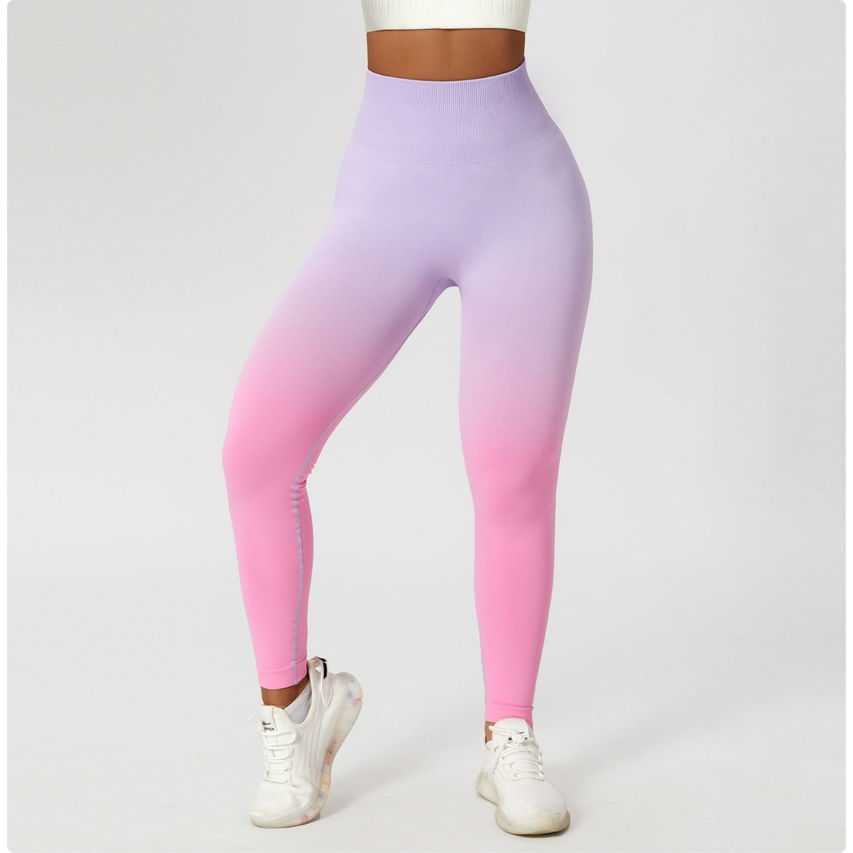 RadiantFlow Leggings - Purple Pink