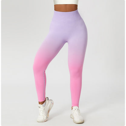 RadiantFlow Leggings - Purple Pink