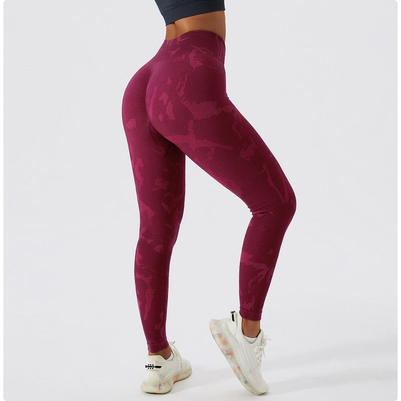 Vigor Pulse Leggings  - Wine Red