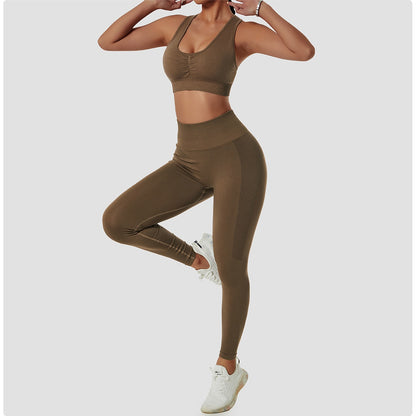 Power Rush Leggings - Brown