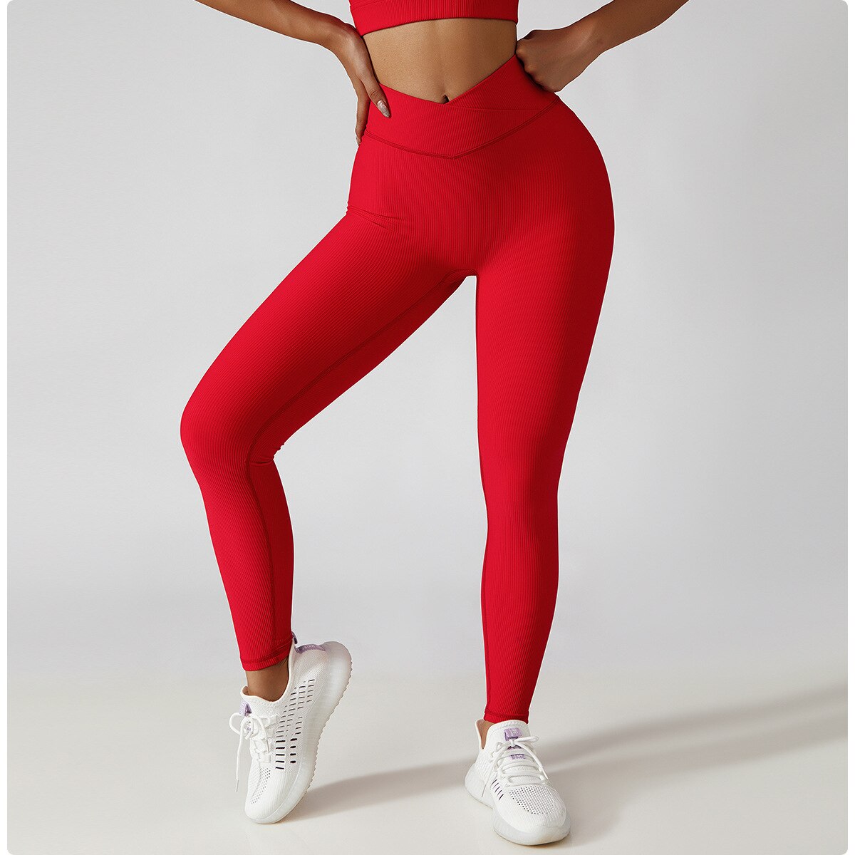 MotionFlex Leggings - Red