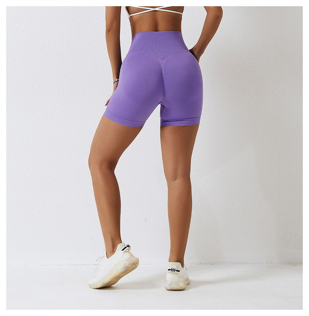 Radiant Rhythms Shorts - Violet