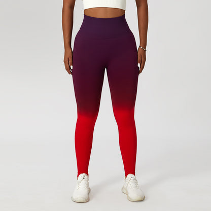 RadiantFlow Leggings - Wine