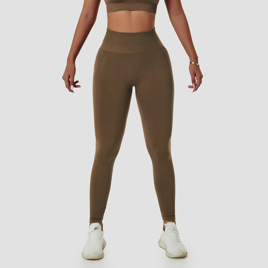 Power Rush Leggings - Brown