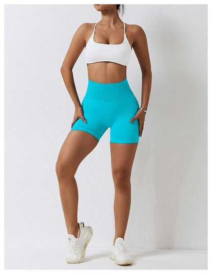 Radiant Rhythms Shorts - Bright Bue