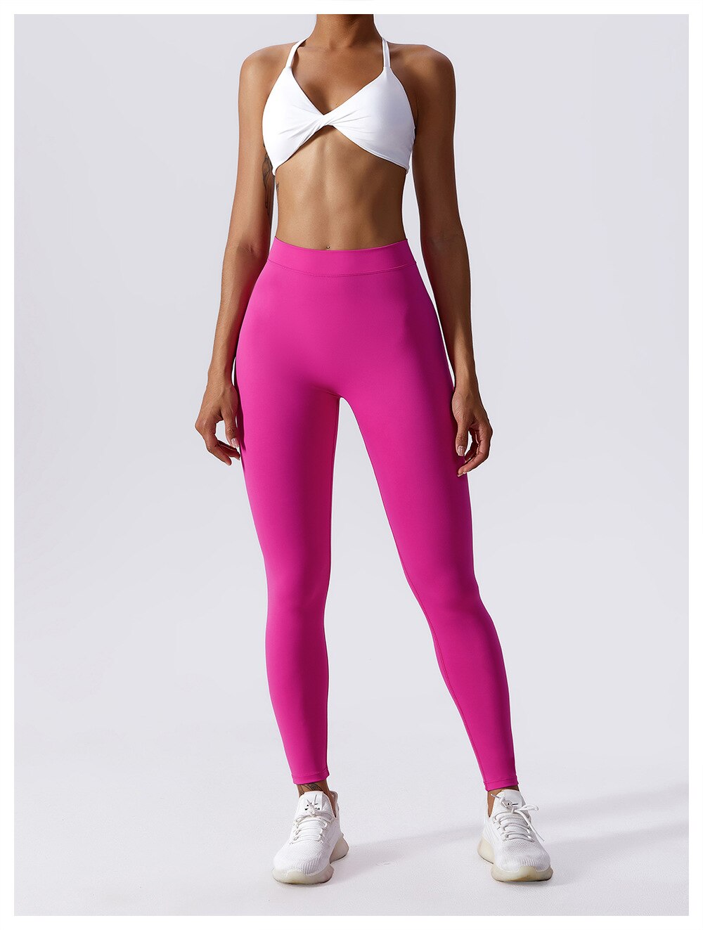 Bold Revolution Leggings - Rose Red