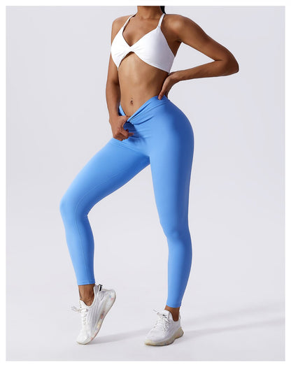 Bold Revolution Leggings - Hydrangea Blue